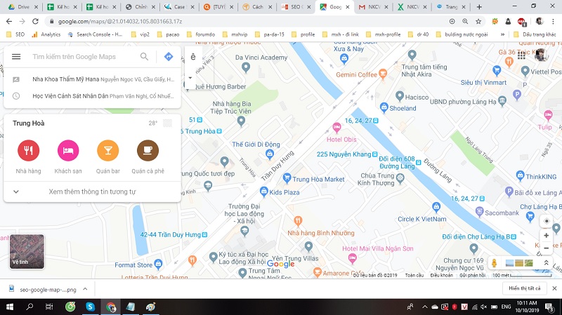 Seo google map lên top