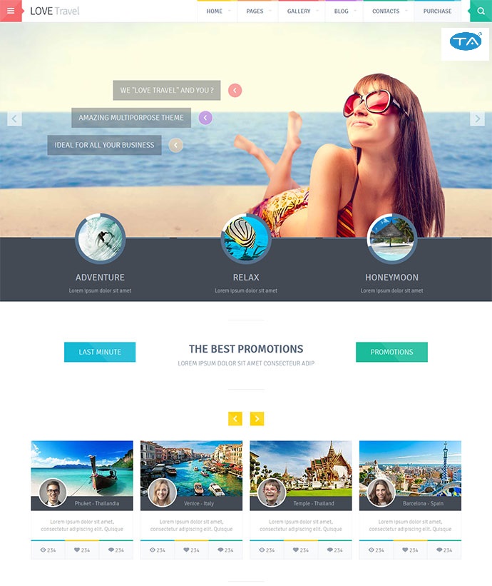 Giải pháp thiết kế website du lịch của Thuận An