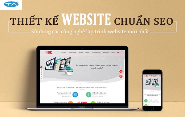Dịch vụ thiết kế web tại Cầu Giấy của Thuận An