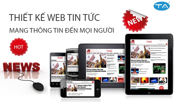 Thiết kế web tin tức tại Thuận An