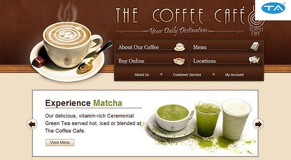 Thiết kế website quán cà phê tại Thuận An