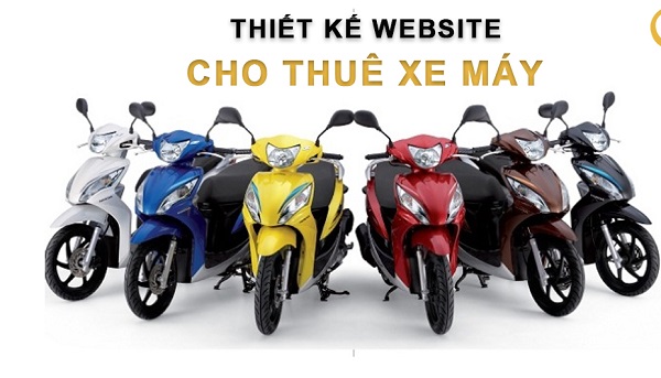 thiết kế web cho thuê xe máy
