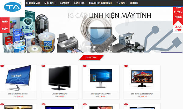 Dịch vụ SEO web bán máy tính của Thuận An