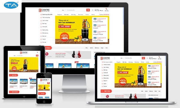 iết kế website siêu thị điện máy tại Thuận An