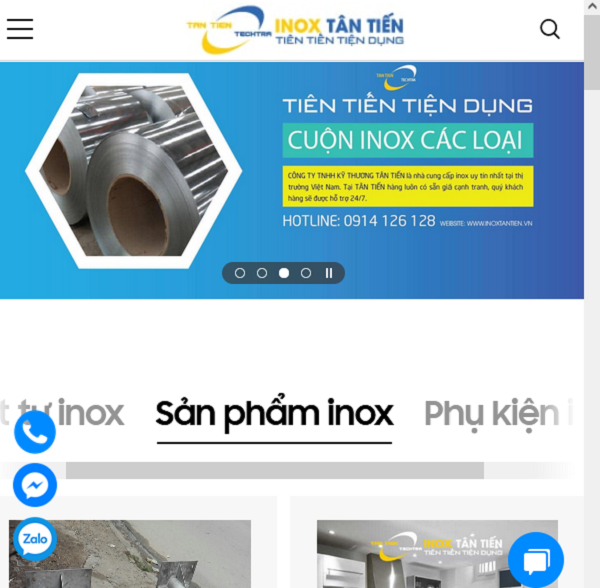 Địa chỉ thiết kế web cơ khí máy móc chất lượng tại Hà Nội
