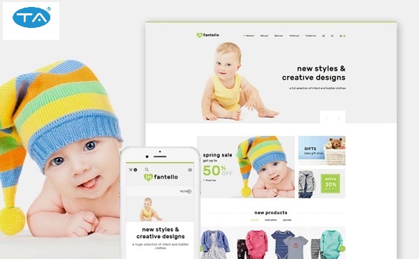 Lợi ích của thiết kế website mẹ và bé